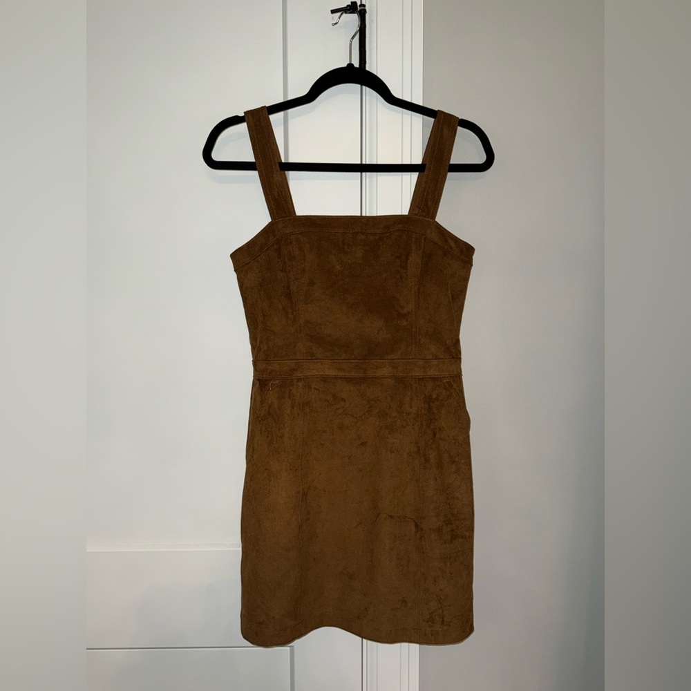 Abercrombie Brown Velvet Women's Dress with pockets